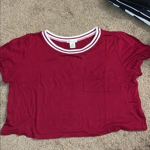 Red Crop Top